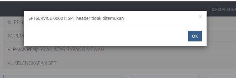 ArnHaa's tweet photo. @kring_pajak halo ka, ini saya ko ga bisa lapor ppn ya. Keterangannya seperti ini. Ini kenapa ya. https://t.co/tMrU4potDv
