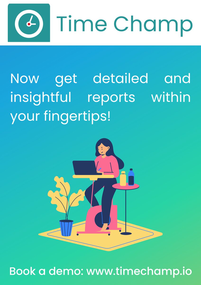 With Time Champ, you can see intuitive visual reports and charts that allow you to extract gainful insights that you can easily interpret and use right away.

To start a 7-days free trial, click the: timechamp.io/book-demo.html

#employeeengagement #employeemonitoringsoftware