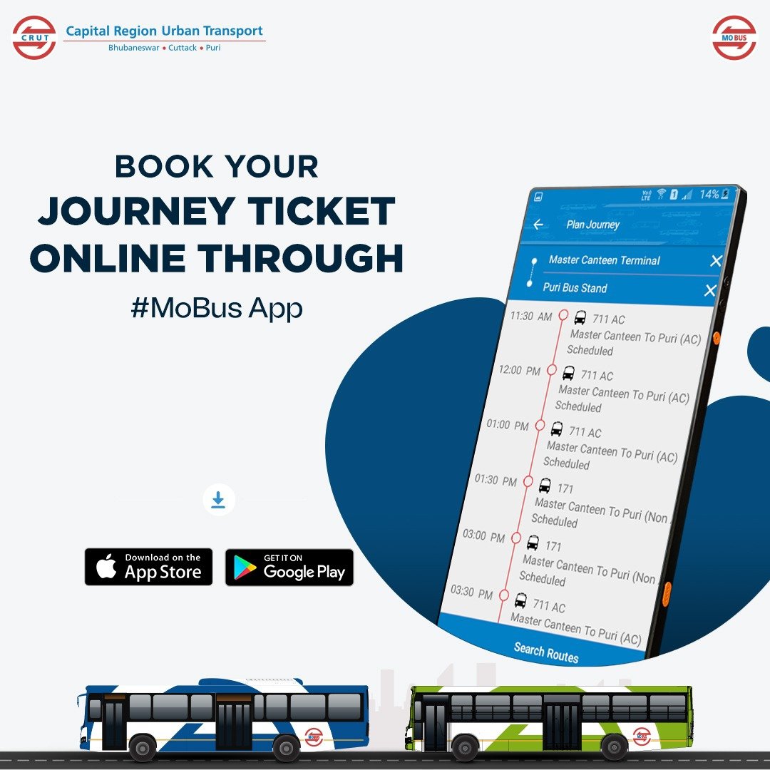 CRUT_BBSR's tweet photo. Now book your tickets online through our #MoBus App before boarding the bus for a hassle-free experience.
#hoponamobus
#OnlineTicketing
#MoBusApp https://t.co/ETzkorWsXk