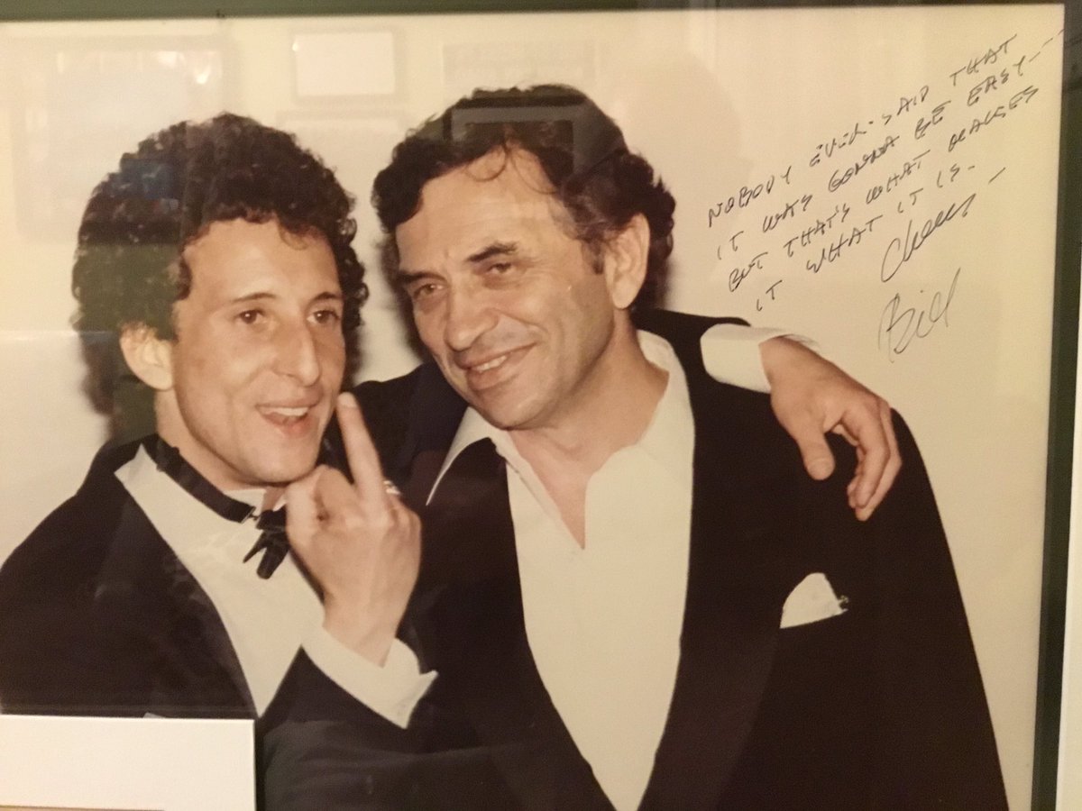 Can’t believe its been 31 years since my we lost Bill Graham. He sent me this photo back in the 80’s after a rather rough show with the inscription- “ Nobody ever said it was going to be easy, that’s what makes it what it is.” I really miss that man.