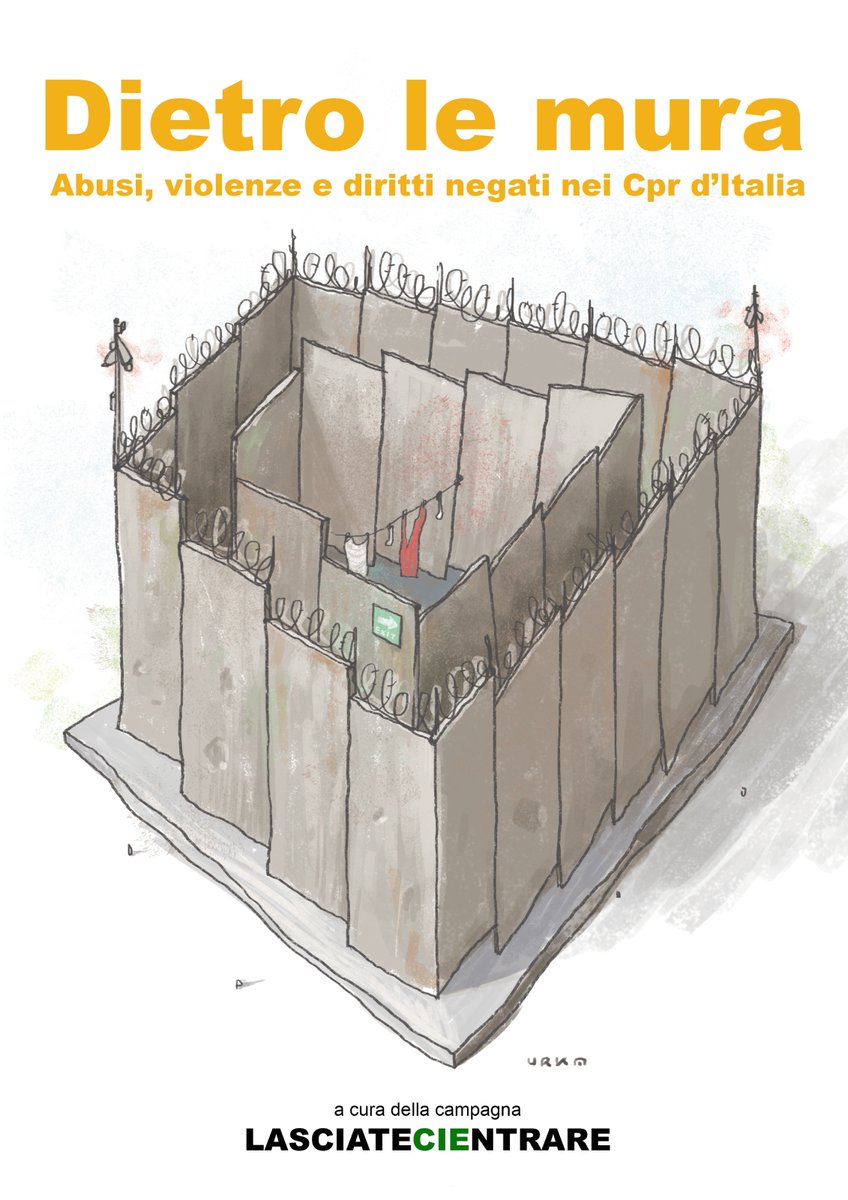 Dietro le mura. Abusi, violenze e diritti negati nei #Cpr d’Italia

Un libro della campagna <a href="/MaipiuCIE/">LasciateCIEntrare</a> che racconta cosa succede ancora oggi negli ex CIE e CPT, che nessun governo ha voluto chiudere. 
Disponibile in versione cartacea o in versione web
📌meltingpot.org/2022/10/dietro…