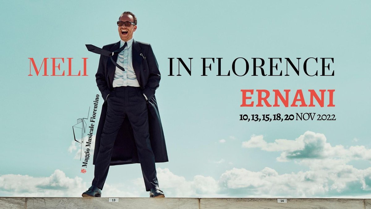 FMeli_tenor's tweet photo. I’m thrilled to be back in Florence to perform in four of what have become signature roles for me. From 10th to 20th November I’ll be 𝐄𝐫𝐧𝐚𝐧𝐢 at the @maggiomusicale : opening night will be broadcast live on @Radio3tweet‼️
Tickets👇
https://t.co/7J2ssVP9Ps 
#PrimaVerdi https://t.co/E4HAPvHWbx