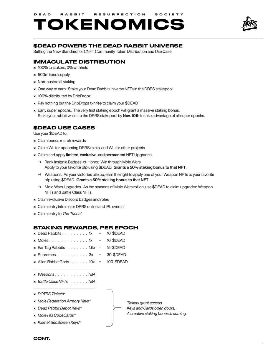 Dead Rabbit Resurrection Society tweet media