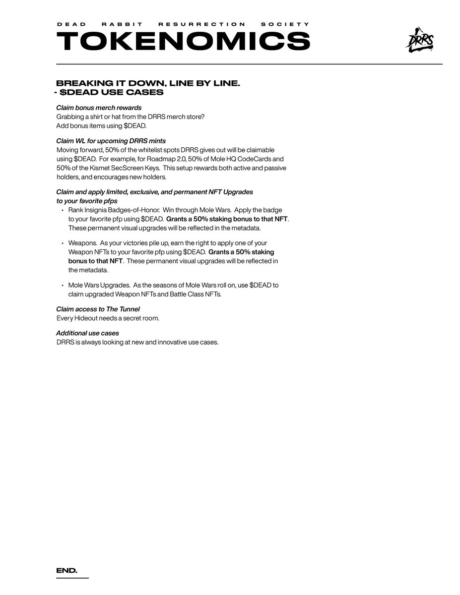 Dead Rabbit Resurrection Society tweet media