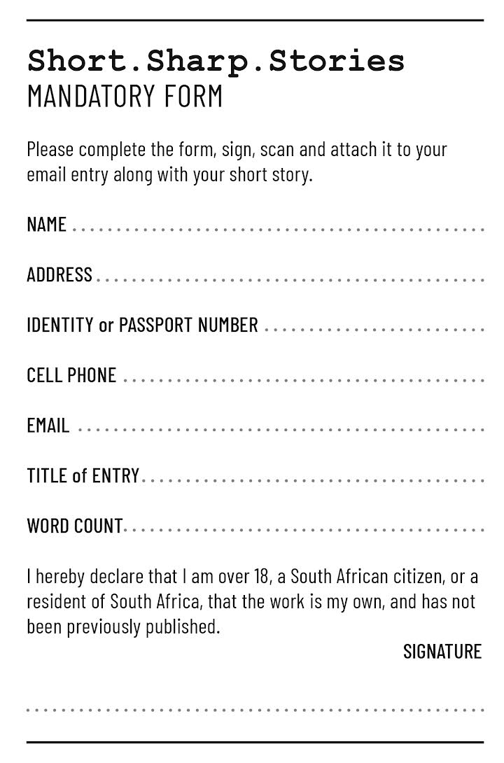 The JRB is delighted to see the return of Short. Sharp. Stories, now accepting submissions from SA writers through 15 Dec. Details &amp; entry form here—go on, do it! ⤵️