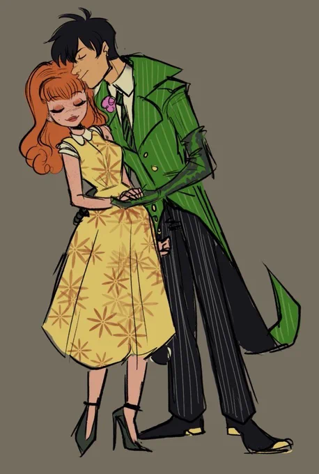 more lore of my awful dilf  he loved having pinup girls to model his thneeds… he ended up having a secret relationship with one of them, and they would have an illegitimate daughter (audrey) as a result 