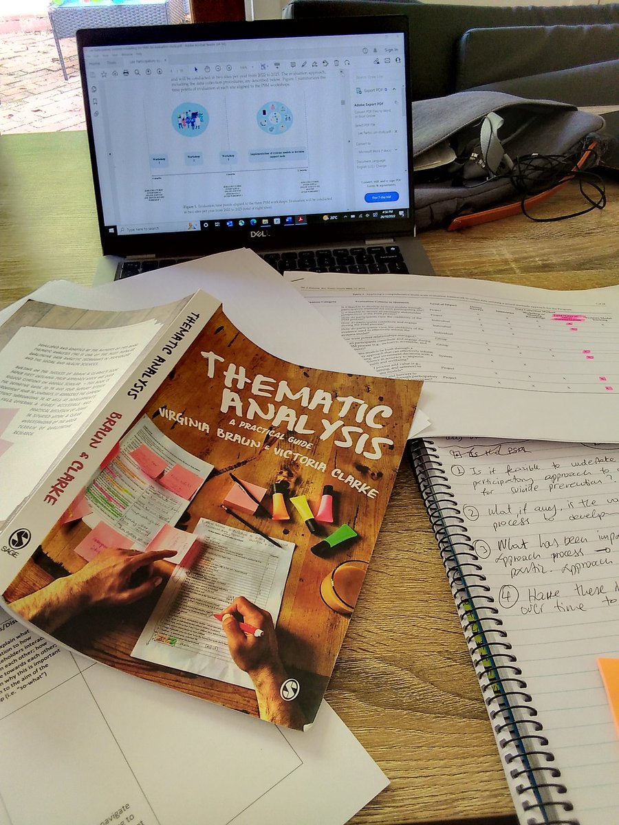 mariamichail2's tweet image. Absolutely buried under workshop recordings &amp;amp; field notes! #SystemsModelling #SuicidePrevention