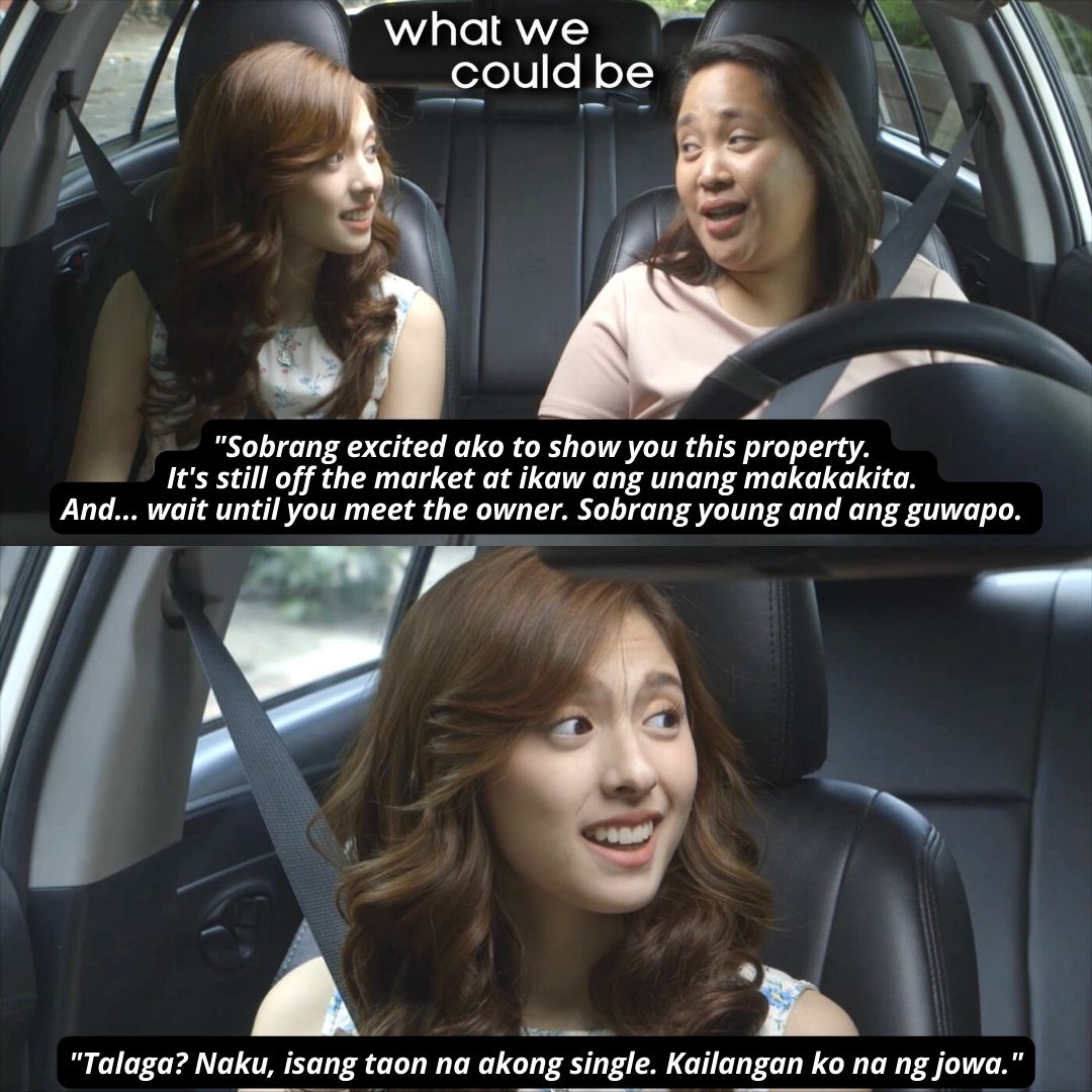 _WhatWeCouldBe's tweet photo. Property hunting na, jowa hunting pa? Ikaw talaga, Cynthia! #WWCBPanaderiaDeOnor https://t.co/Dqklo43fs3