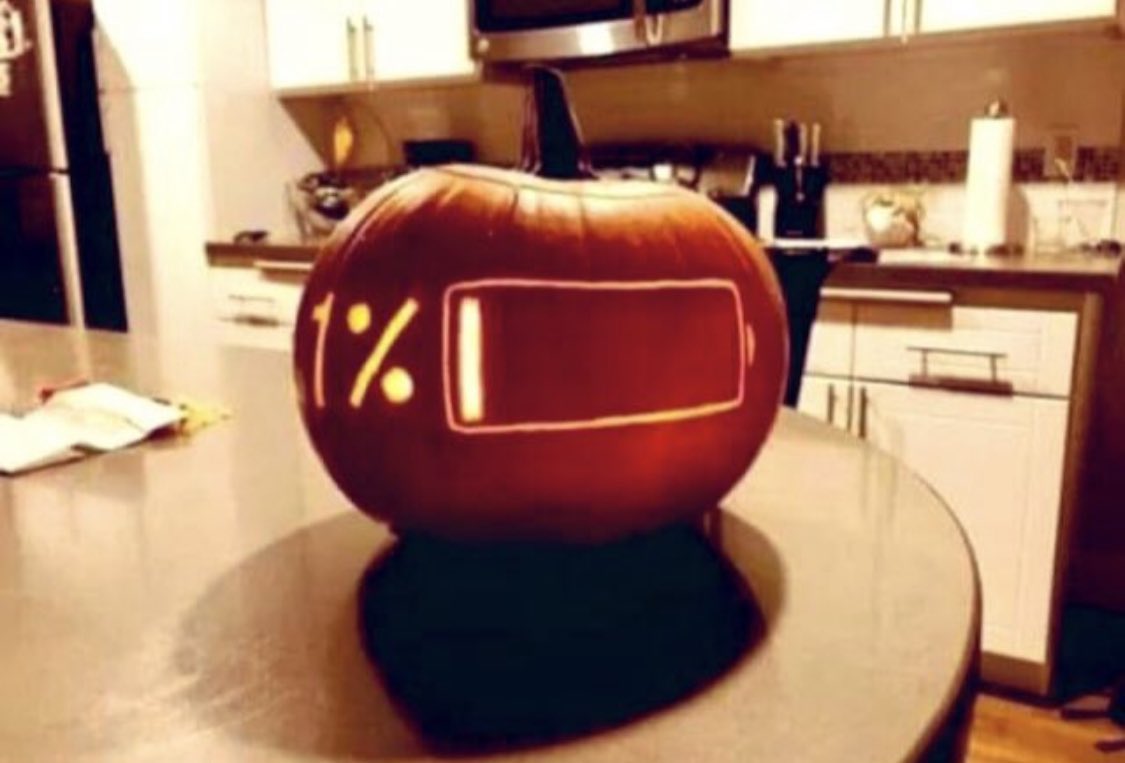I’m definitely going to win the ‘Scariest Pumpkin Competition’ this year...

#PumpkinDay