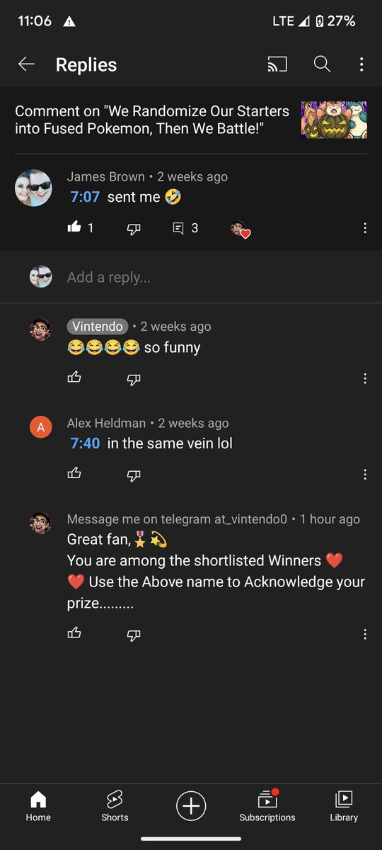 himeeho's tweet photo. @Vinny just a heads-up... Some dude is impersonating Vintendo. I reported already. Just wanted to let you know. https://t.co/qVC01iYgBX