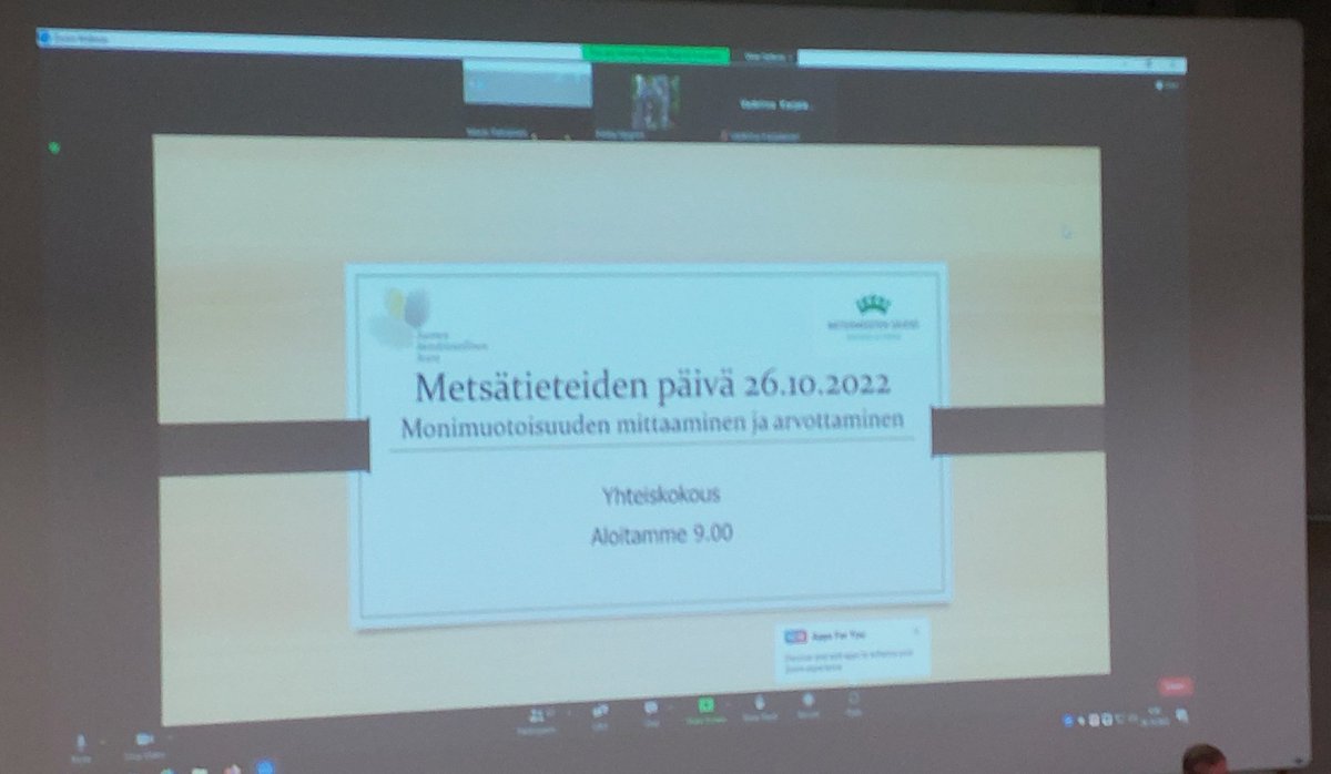 LauriSikanen's tweet photo. Nyt starttaa koko päivän pituinen mahtipaketti metsätiedettä monimuotoisuusteemalla @MetsatSeura. https://t.co/j8tXW4iq6J https://t.co/u8jZOH01Ln