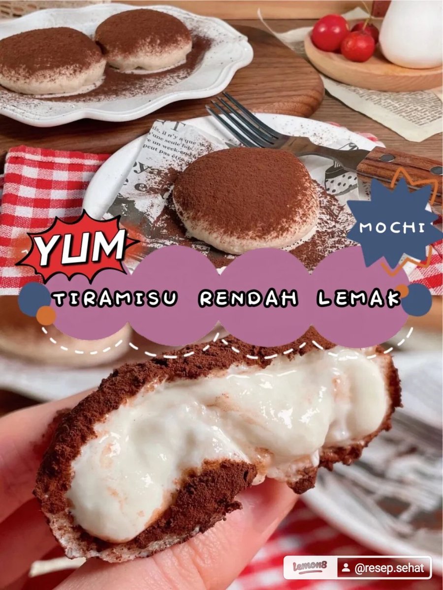 resepsehat_'s tweet photo. 🍰😍TIRAMISU RENDAH LEMAK😍🍰
Tiramisu 0 karbohidrat 56 kalori😍👆🏻
Kulitnya lembut dan kenyal🍫 sangat enak✌🏻
Versi bebas minyak, bebas gula, pengurang lemak, rendah kalori, ketogenik, nol karbohidrat✔️😎✋🏻
-A Thread
#fatrecipeshare #Rendahgula #Tutorialdessert #Dessert https://t.co/ECGifj5gDR