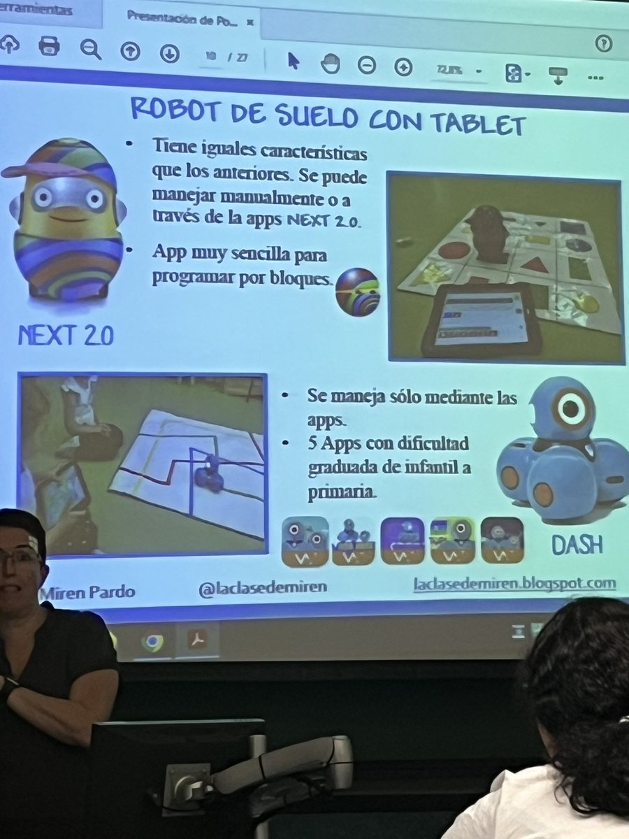 entreTICando's tweet photo. Ayer, la clase de Tic #MI1855B tuvimos el privilegio de contar con @laclasedemiren .Fue una experiencia espectacular,ya que, amplio mis conocimientos en robótica y como poder implantarlos en una aula de forma didáctica y lúdica, para cautivar y motivar al alumnado. Gracias 😍😍 https://t.co/zP31UA0oIw