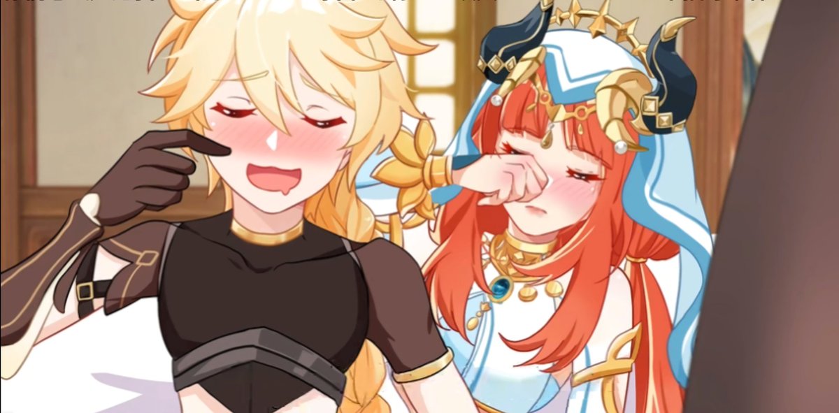 AeyaDaily's tweet photo. Good Morning💛❤
Credits to 煤球的啊云酱 on Bilibili.
#Aether #Nilou #Nilouther #Aelou #GenshinImpact https://t.co/yBevOapaqP