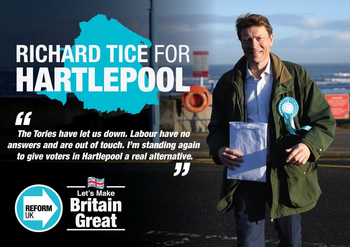 Reform UK Hartlepool tweet media