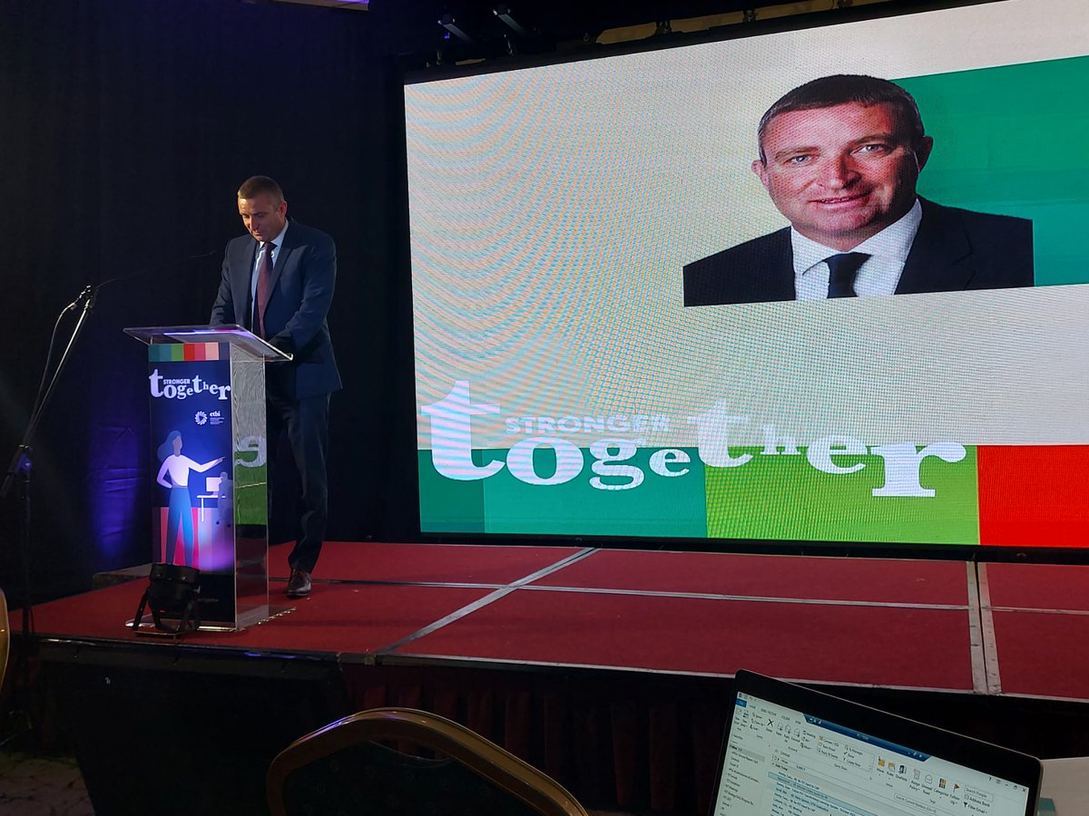 Minister @NiallCollinsTD addressing the Further Education and Training (FET) conference this morning. #ETBStrongerTogether @ETBIreland