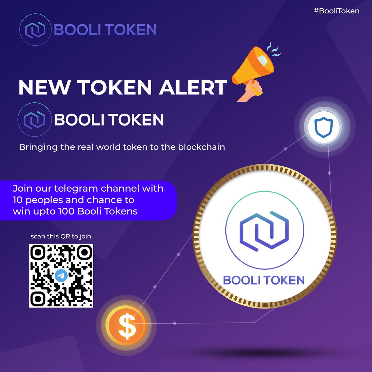 BooliToken's tweet photo. #contestalert 
Join our telegram channel with 10 people and chance to win upto 100 booli tokens☄️
ONLY FOR THE FIRST 100 PEOPLES
After completing all the task please ➡️ Drop your #Booli Receiving Address with proof

#boolitoken #crypto #cryptocurrency #blockchain #contestgiveaway https://t.co/62i0KPZ7ds