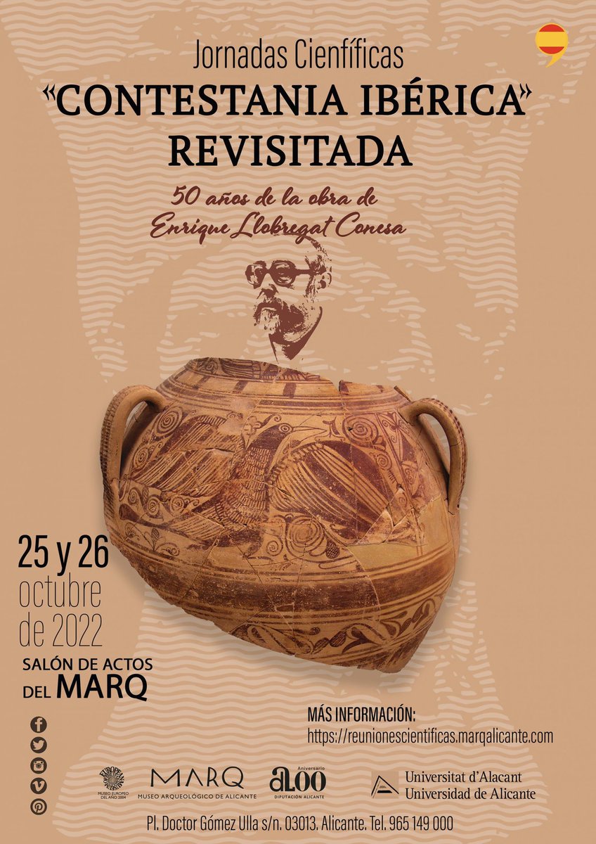 marqalicante's tweet photo. Segundo y último día de las Reuniones Científicas en el #MARQ  
"Contestania Ibérica. Revisitada" 
Salón de Actos
Ver en directo 👇👇👇
https://t.co/KqsaAUlSBs https://t.co/6UbWv7Ku1w