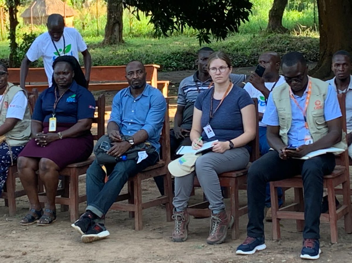 CanSouthSudan's tweet photo. Canada 🇨🇦 in partnership with World Vision, CARE &amp; War Child Canada in collaboration with the South Sudan’s Ministry of Agric visited Canada’s funded FEED II projects in Yambio, WES. https://t.co/yZZOI3UGhQ