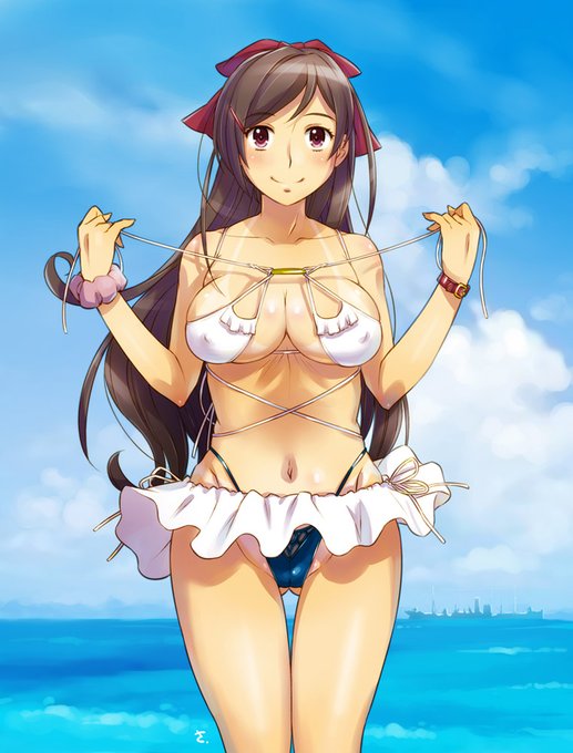 「ちょっとお休みいただいて、南洋に行ってました」
#艦これ #間宮 #間宮進水日 

約7か月半ぶりの新しい艦娘絵。 