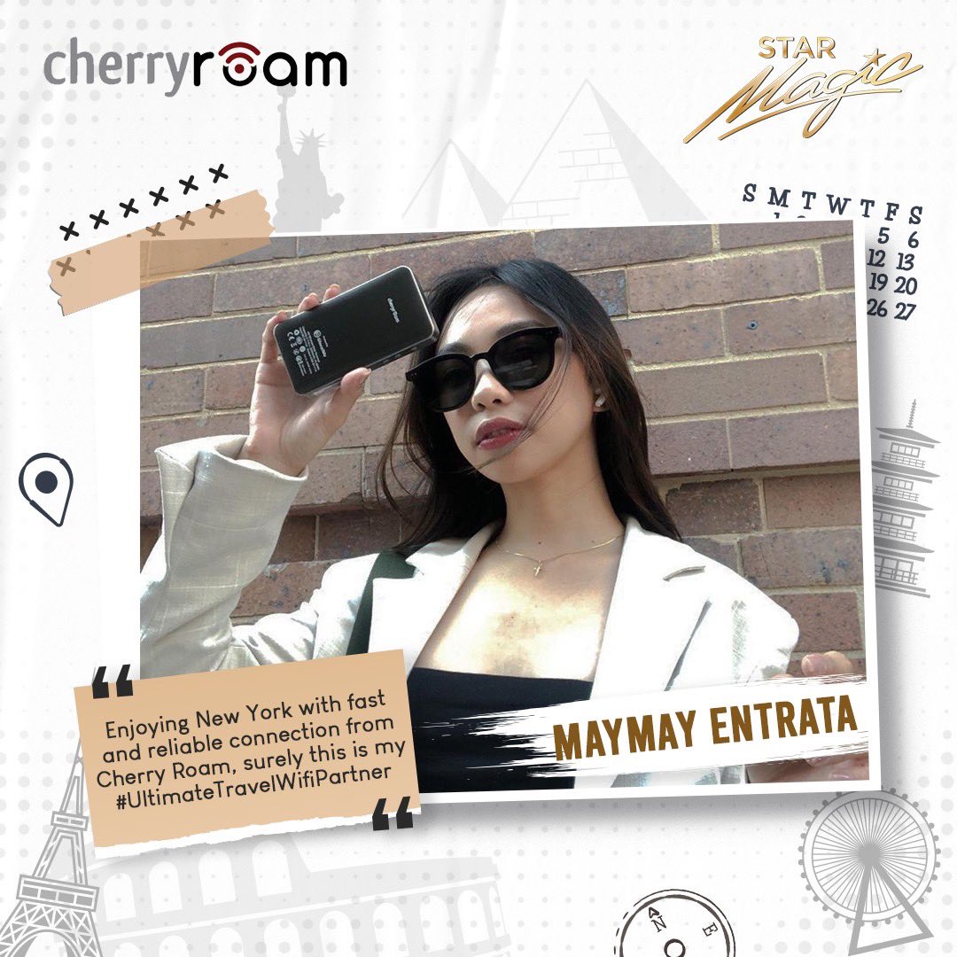 #ICYMI Our talents really enjoyed their international trip in partnership with the #UltimateTravelWiFiPartner, @cherryroamph, providing them with a reliable and high-speed internet connection that caters to over 140 countries worldwide! #CherryRoamxStarMagic