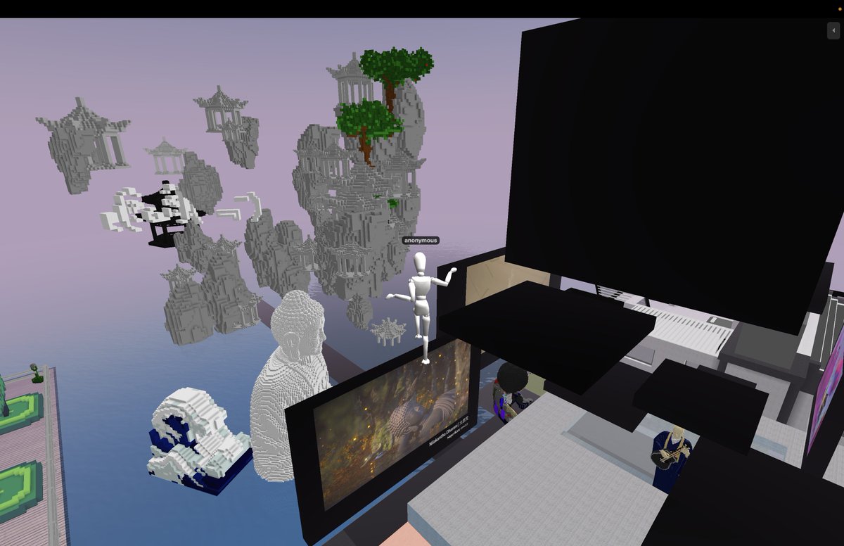 AtomicYakushiji's tweet photo. It's DOPE! 🔥@cryptovoxels Trending 4th!🔥

Oriental blessing space in minimalism, Chinese pavilions floating on the sea, sacred place with sakura trees, enter the metaverse to feel the ZEN🙏

https://t.co/w3Taf0R9H8

#Voxels #ThePracticeofZEN #ZEN https://t.co/iyjzEGFjXd