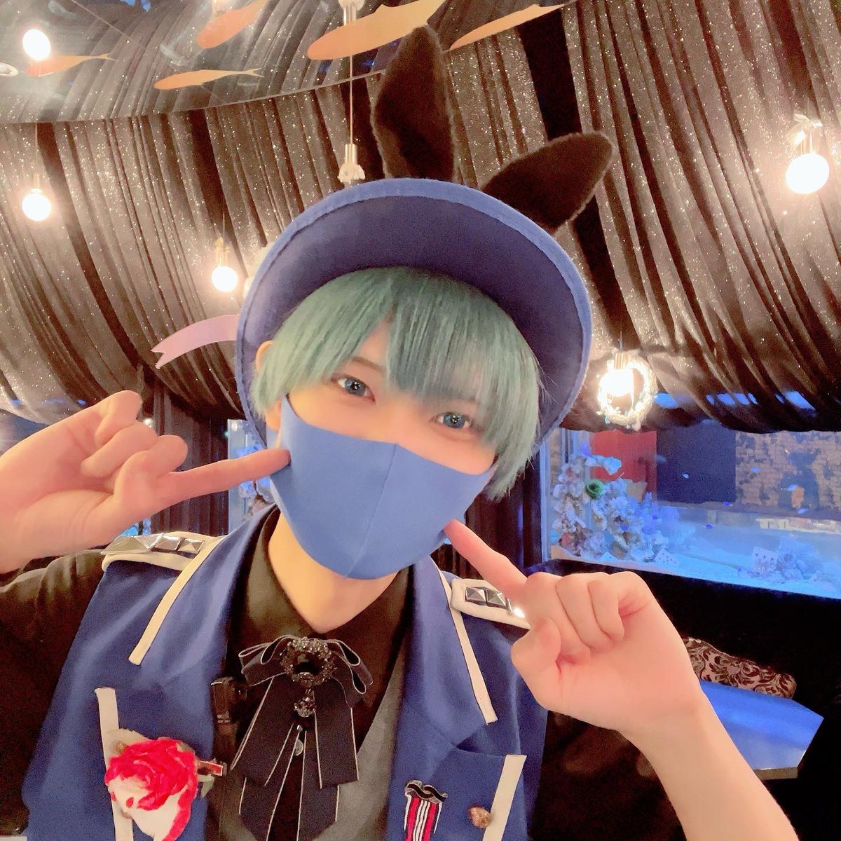 smtm13's tweet photo. 明日、10/27(木)は
新宿　絵本の国のアリス
最終出勤日です🐰

遊びにきてね〜🐰💙

新宿　絵本の国のアリス
03-3207-9055
https://t.co/iVFB9W9rCu https://t.co/vRlSlIVye7