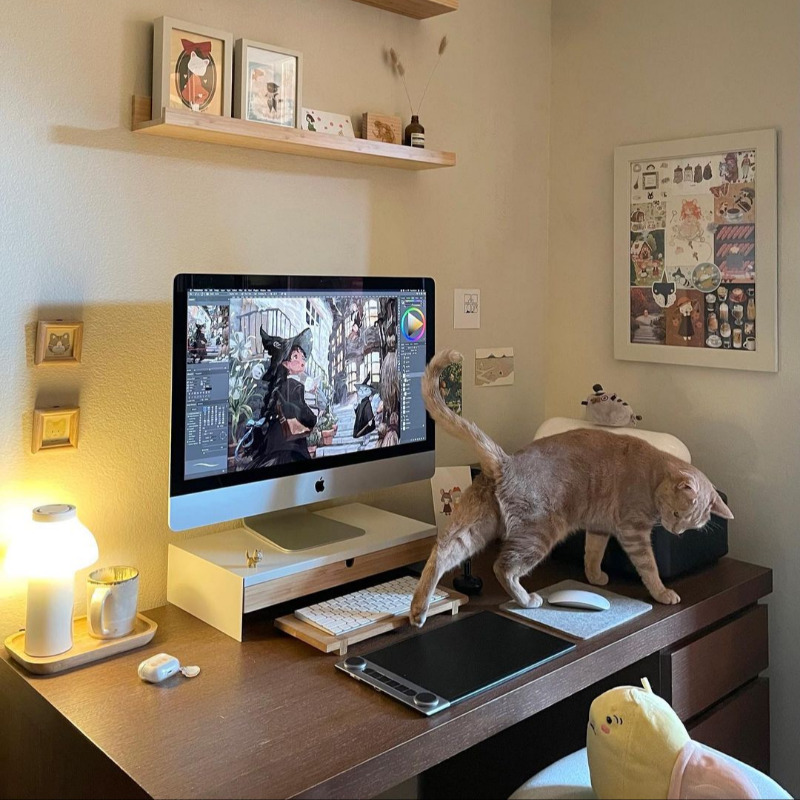 HuionTab's tweet photo. #HuionTutorial
Your workspace is a perfect play ground for your cat.
📌Artist: Jemlington
📌Gear: #InspiroyDial2
📌Inspiroy Dial2 is 10% OFF & FREE shipping
#HUION #huiontablet #Teamhuion