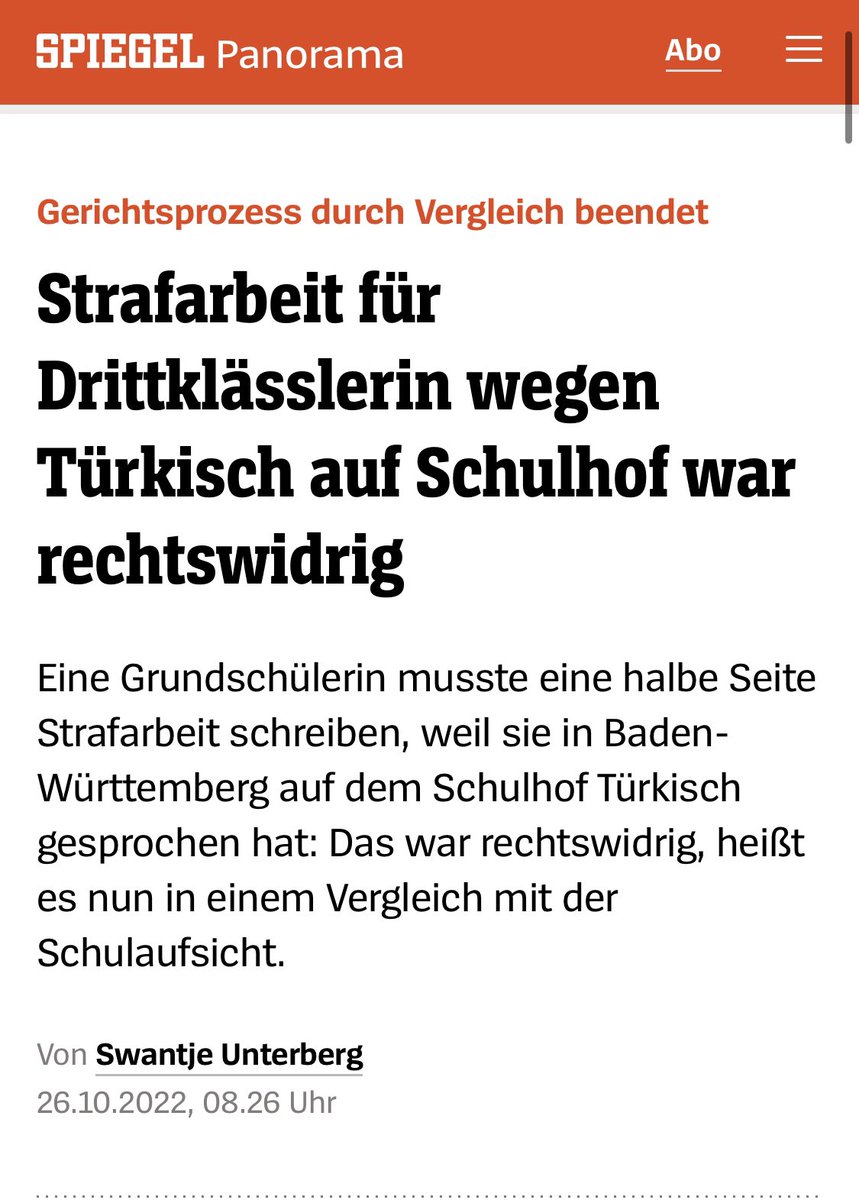 Ceylan_lsik's tweet photo. In Deutschland braucht man erst Gerichtsverfahren, damit die Schule weiß, dass sie rechtswidrig (und rassistisch) gehandelt hat. https://t.co/YRnSuSZZes