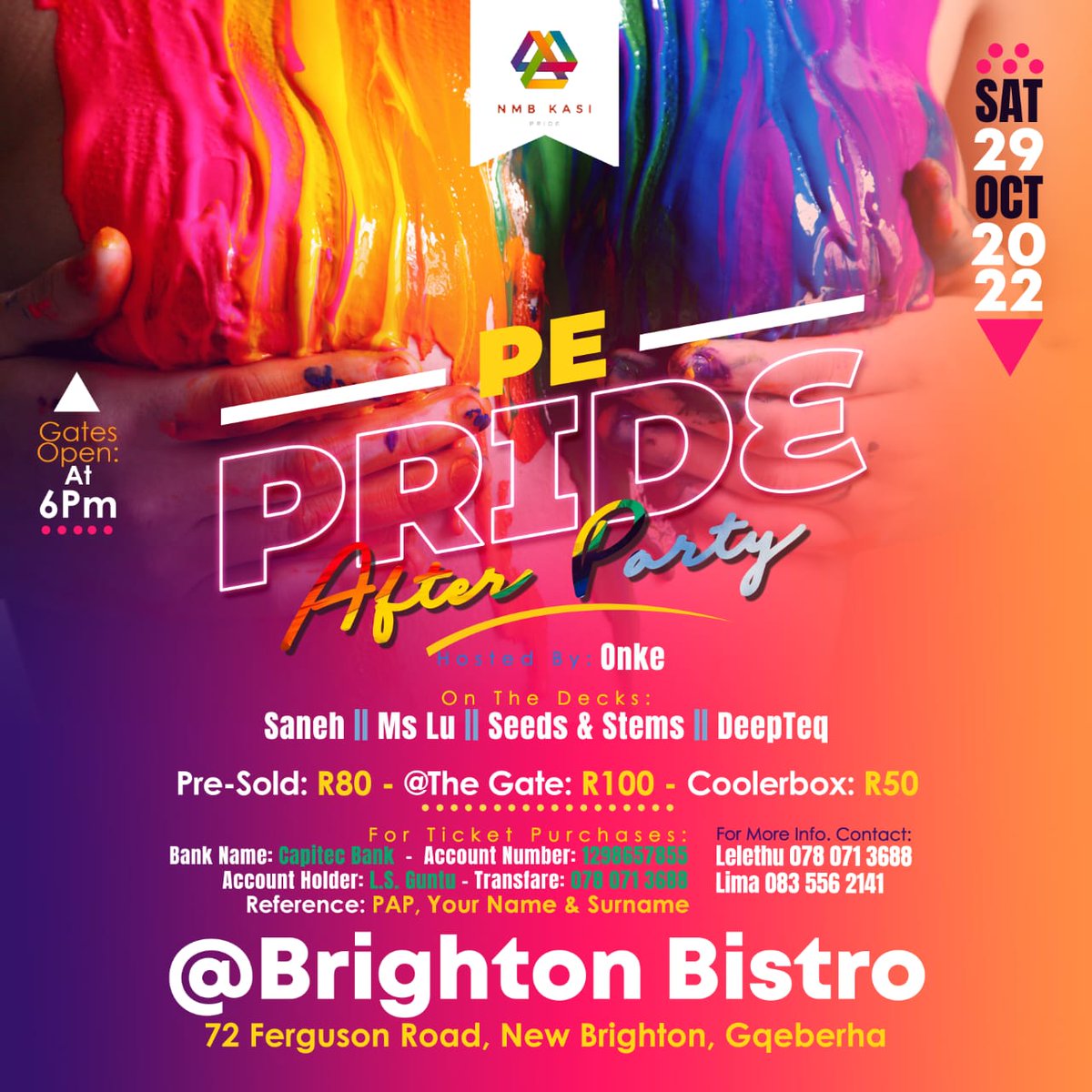 nmbpride2020's tweet photo. One of the official after party venue's https://t.co/rR9sd2HdfG