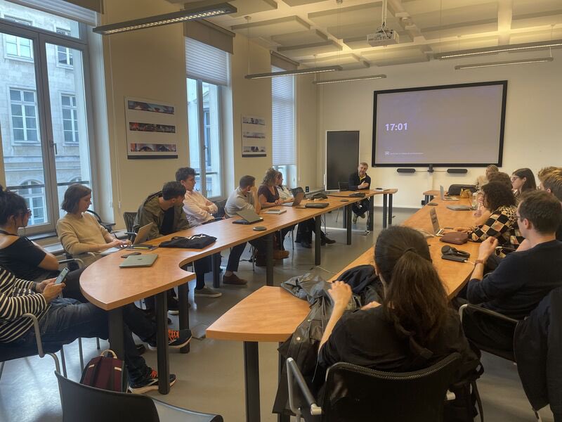 ofqj_france's tweet photo. Lancement de la mission #entreprendredanslaculture en #Belgique avec une journée de découverte du showcase France VR organisée par @AmbassFranceBel et deux journées dédiées à la découverte de l’écosystème des #ICC au #grandhospice #FranceKikk2022 https://t.co/KHn50HQ048