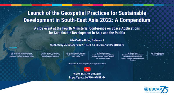 ayeishasheldon1's tweet image. Launch of the Geospatial Practices for Sustainable Development in South-East Asia 2022: A Compendium 🛰️
Happening now: youtube.com/watch?v=PD4vXW… #Space4SDGs #GeospatialApplications #UnitedNations