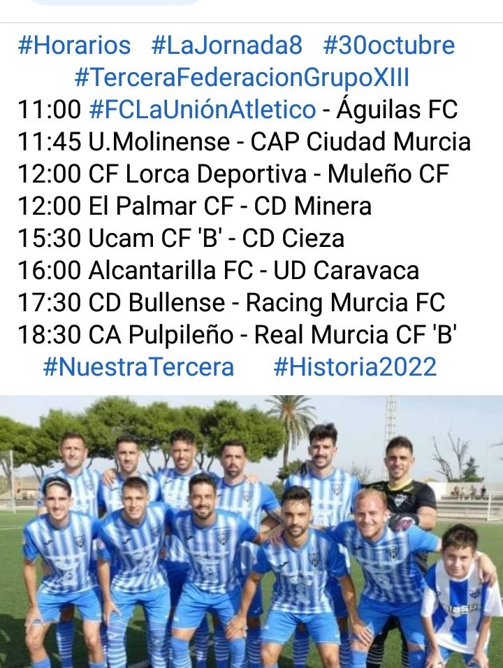 Antonio88826657's tweet image. Los horarios en @treceraG13  Jornada 8.
Sobresale el primero de los partidos. 
A disputar con el consabido cambio de escenario:

#Lider @fclaunionatl

#Vicelider @aguilas_fc

Ambos en disputa del liderazgo