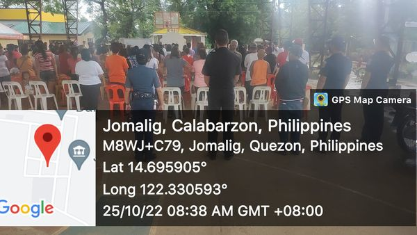 JomaligP's tweet photo. State Of Municipal Address
On October 25, 2022, at about 8:30 am Personnel of Jomalig MPS under the supervision of PLT ROLDAN F GALLENERO, ACOP conducted Police assistance and security coverage on State of the Municipal Address. https://t.co/jwILqs7yzI
