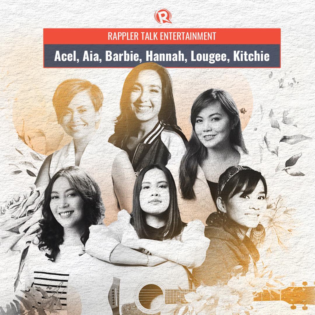 OPM ICONS ARE ON RAPPLER TALK! Catch Filipina artists Acel Bisa, Aia de Leon, Barbie Almalbis, Hannah Romawac-Olives, Kitchie Nadal, and Lougee Basabas as they talk about their upcoming concert ‘Tanaw’ and more this afternoon at 4 pm. #RapplerTalk rplr.co/entertainment