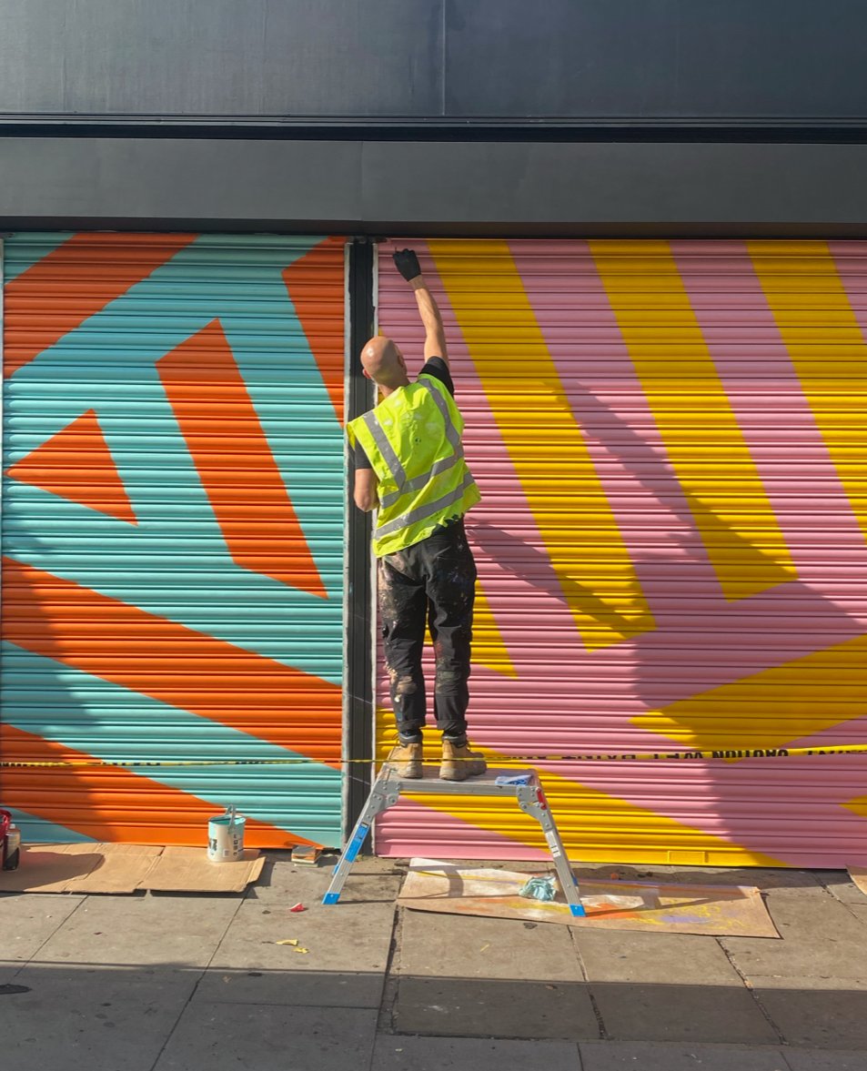 We designed and installed these shutters as well as an internal changing room for the new Save The Children (<a href="/savechildrenuk/">Save the Children UK</a>) store in Clapham North, a couple of weeks ago.
Alongside <a href="/TLMC_LTD/">The London Mural Company</a>

There's many ways to support this brilliant charity - visit savethechildren.org.uk