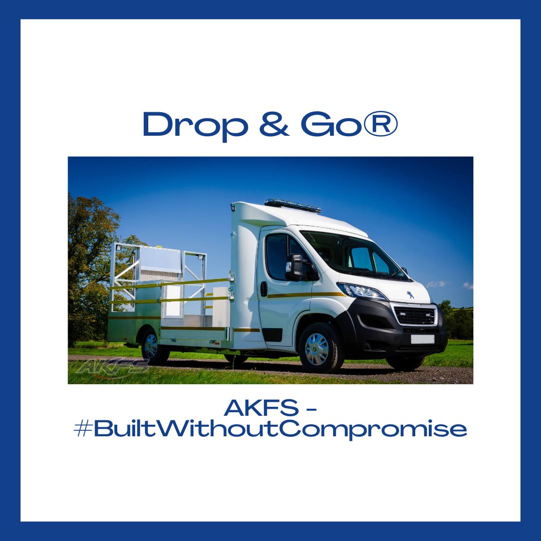 Drop &amp; Go® #TrafficManagement Vehicle by #AKFS

GVW – 3500kg and 4500kg
Built upon – #Fiat Ducato, #Peugeot Boxer, and #Renault Master
Chassis Cab – No
Low Floor Conversion – Yes
Sectors – Traffic Management
EV Option – Renault Master E-Tech

Call 01246 250022 for more info.