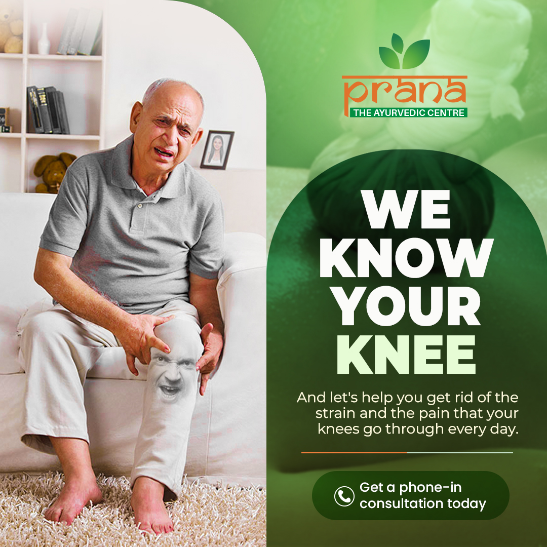 Not letting you walk or even budge from where you sat, is your knee pain. A common occurrence for which Prana's experienced hands have relief!

Get in touch with us: +91-7736-555-966

#pranacochin #pranaayurvedic #ayurvedaIndia #ayurvedaclinic #ayurvedictreatment #ayurvedickerala