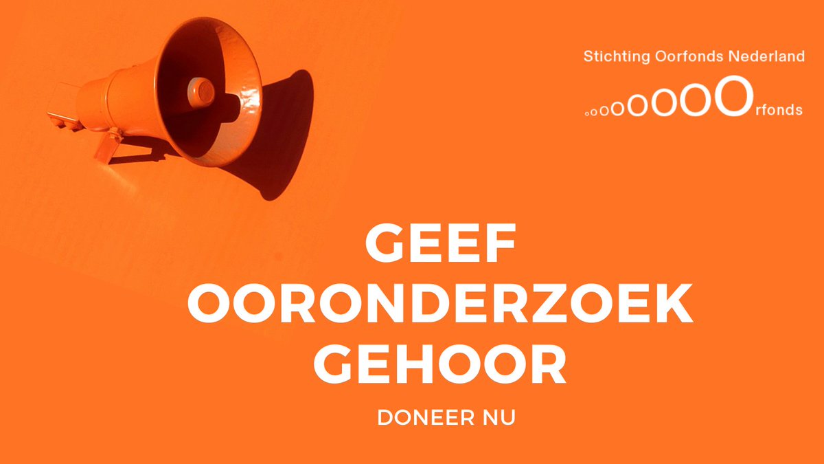 Stichting Oorfonds tweet media