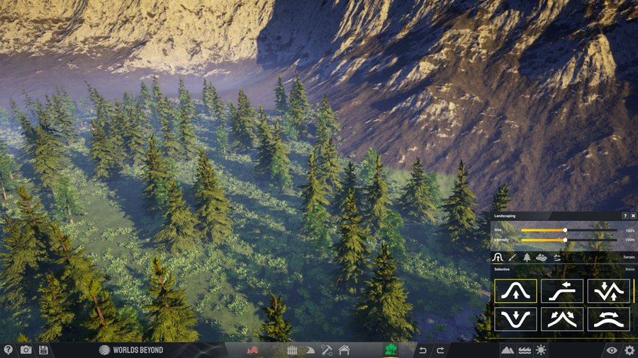 WorldsBeyondNF's tweet photo. Double Sneak Peek for you👀

One of our In-Editor UI 

And the other a peek at one of the many World Editing Tool options - Terrain Landscaping shown here ⛰️

Tech Stream demo videos coming soon

Let us know what you think and interact with this post for a chance at getting WL ❤️ https://t.co/JE23IjYHA6