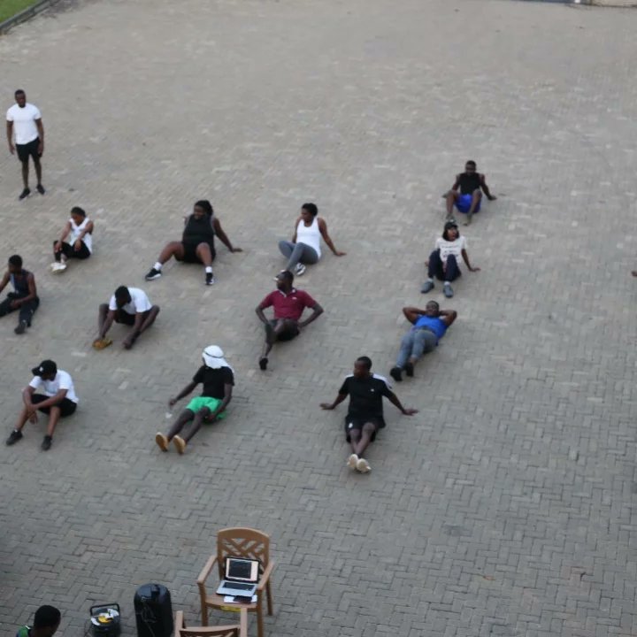 LeadAfrique's tweet photo. Day 1 at the Ghana Youth Leadership Academy 2022.
#aerobicssession #ghanayouthleadershipacademy
# https://t.co/idnh7WAnXJ