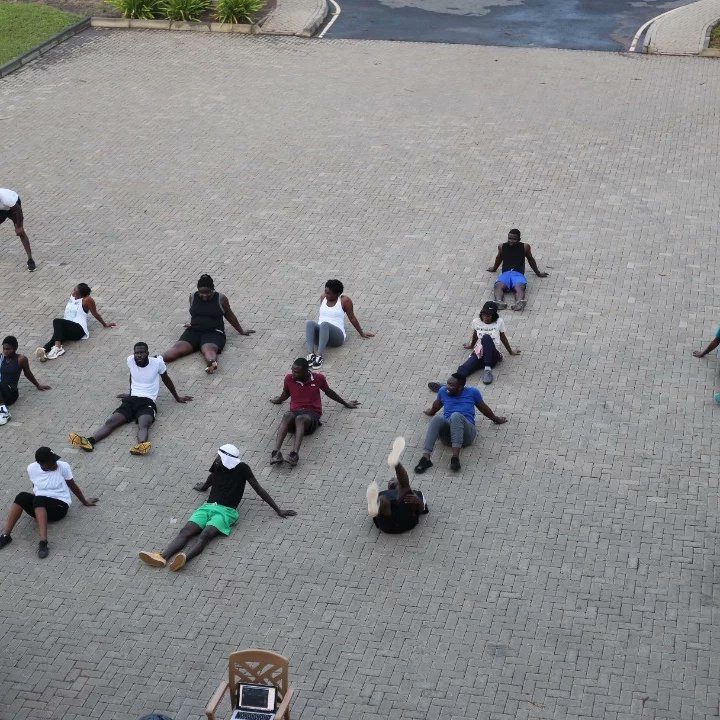 LeadAfrique's tweet photo. Day 1 at the Ghana Youth Leadership Academy 2022.
#aerobicssession #ghanayouthleadershipacademy
# https://t.co/idnh7WAnXJ