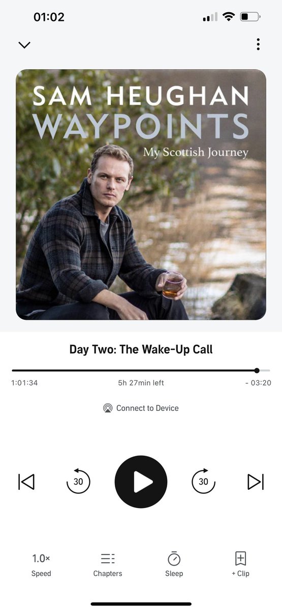 Allisonpriz's tweet photo. Thanks @SamHeughan for helping me submit my research proposal! Told myself I couldn’t listen to your book until I finished it, and now I can enjoy it with no interruptions 🙌🏼 https://t.co/j8GBOUZW9I
