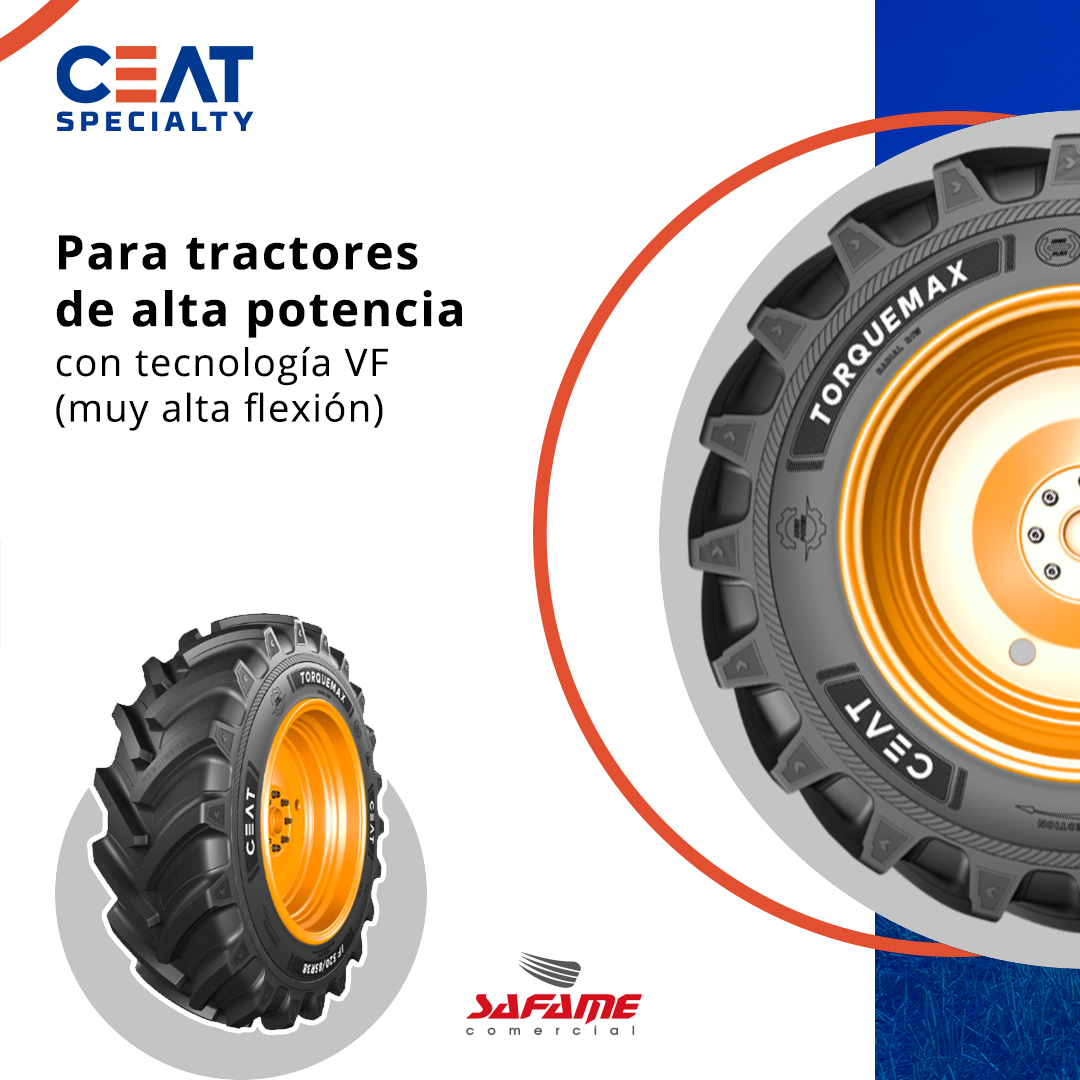 SafameComercial's tweet photo. Torquemax 🚜 potencia en estado puro.
Este modelo tiene un revestimiento que reduce vibración y ruidos e incluye los 7 años de garantía 🌟
#safame #safamecomercial #ceatspecialty #agricultura #agro #neumaticos #tyres #primerosequipos #llantas #wheels https://t.co/AWtAh00ovu