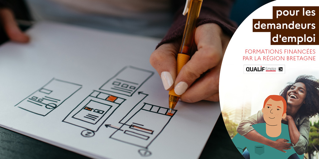 Métiers du #numerique 
Optez pour la formation Concepteur Designer UI
😀 LA formation qui associe #design graphique et #code, #communication visuelle #UI expérience utilisateur !
Démarrage imminent à #Vannes 
➡️ bit.ly/3TDFvJ8