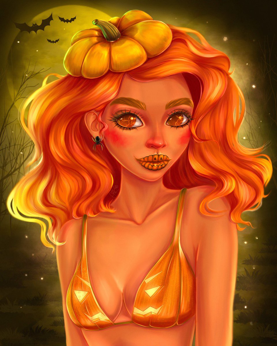 artkuzi's tweet photo. GM with Halloween drop👻☀️
Edible fantasies collection
🎃Pumpkin girl 🎃
0.09 ETH
https://t.co/cbhlYmipiD
This cute pumpkin holds fire inside, she is created to protect people and homes from evil spirits and scammers 😁💪
#NFTdrop #NFTart #Katokrew #DACshare #Halloween2022 https://t.co/Pj2nvAfezN