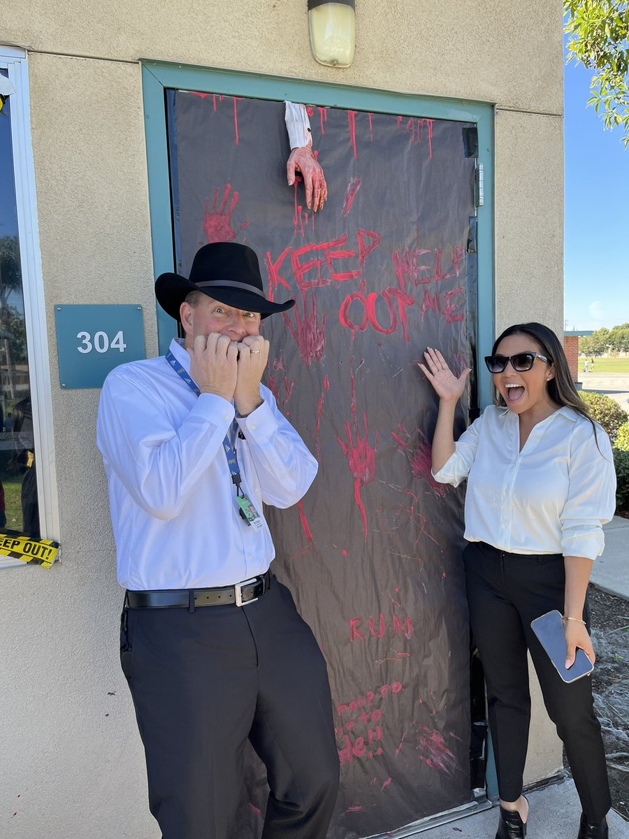 Here we go- Right before entering IMS Haunted House! <a href="/LHSchools/">La Habra Schools</a> #hauntedhouse