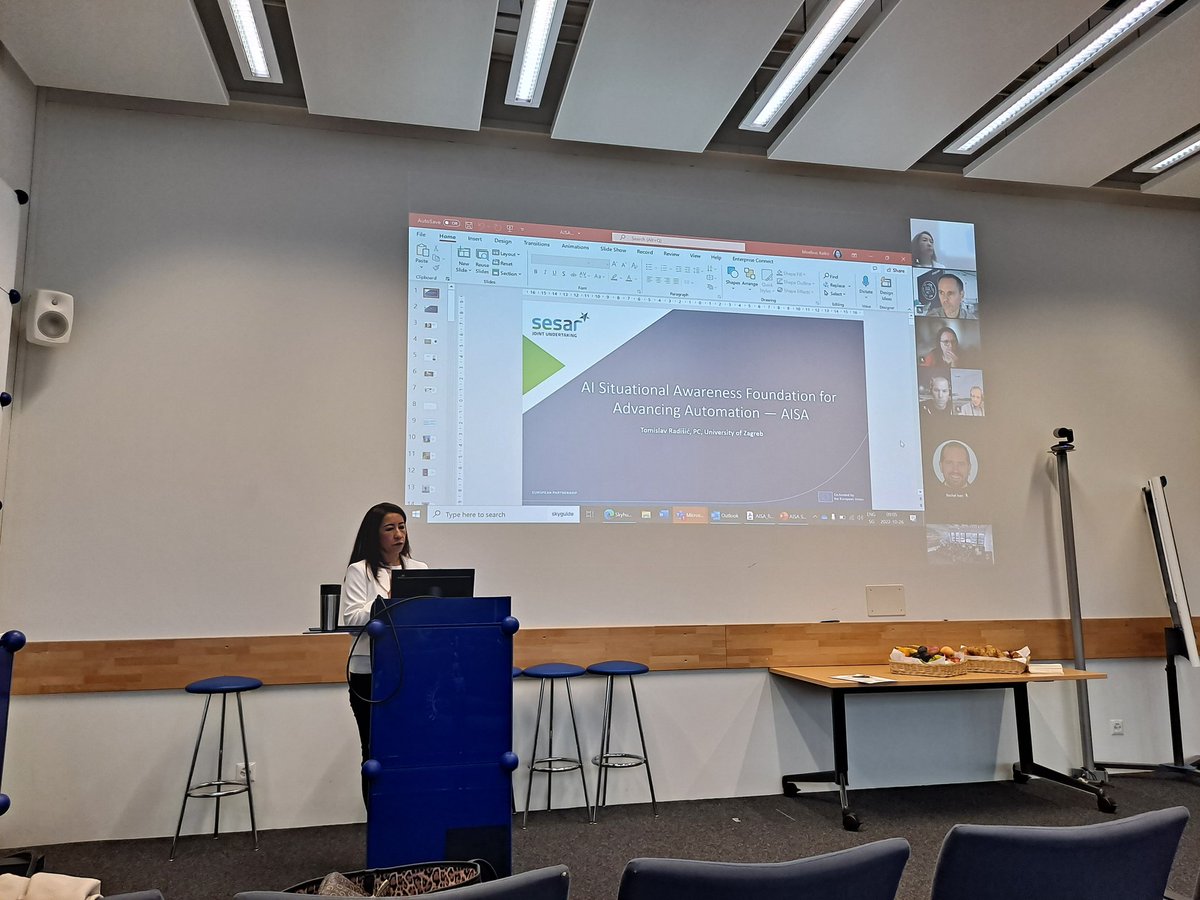 It starts AISA dissemination conference at <a href="/skyguide/">Skyguide</a>'s headquarters. #AISA #SESAR #AUTOMATION