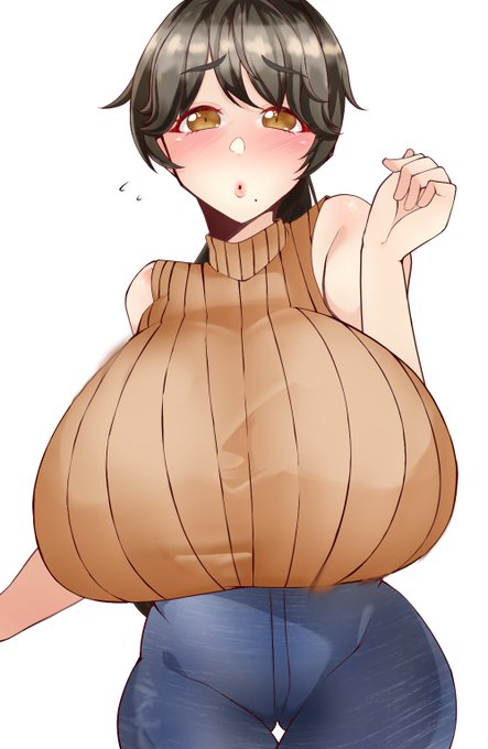 胸の自己主張が激しい女 