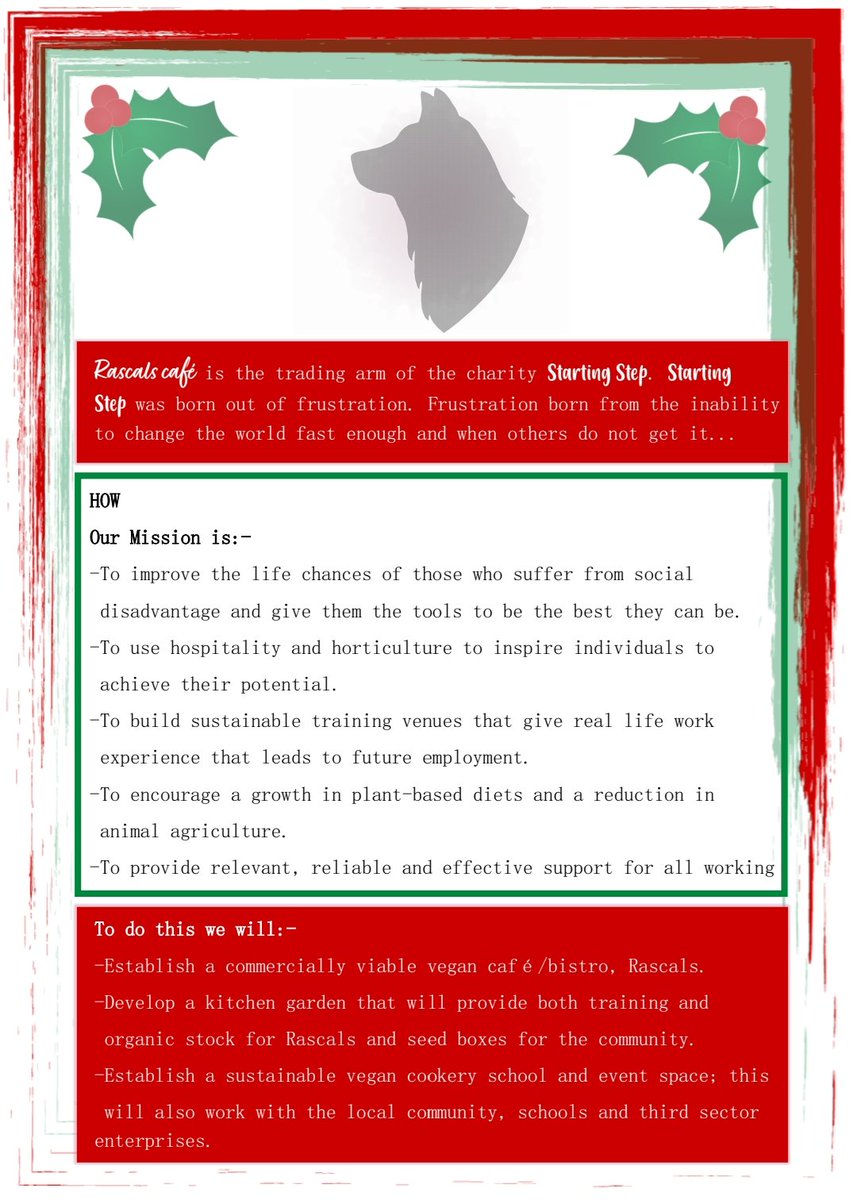 We are excited to show our Festive Menu available from the 25th November. 

If you'd like to book a party with our set Festive Menu you can book by emailing hello@rascalscafe.com or by phone on 01738 718 630